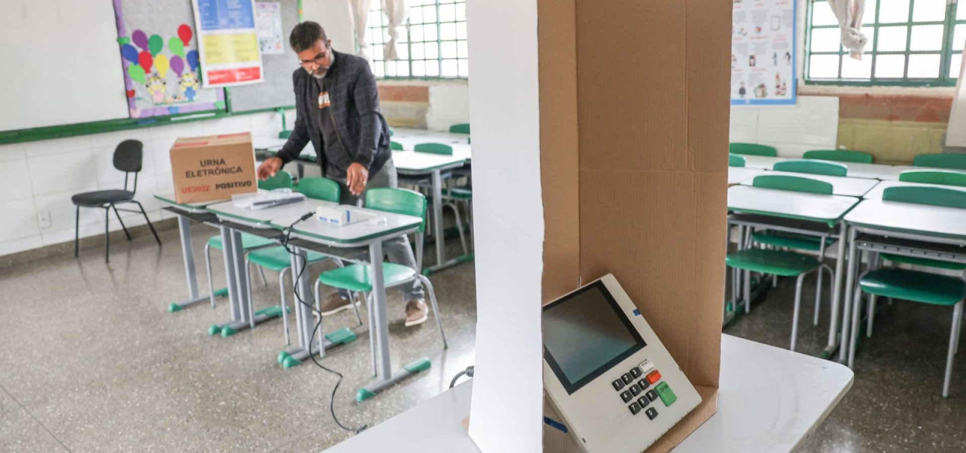 No estado de São Paulo, 32 urnas com problemas são substituídas