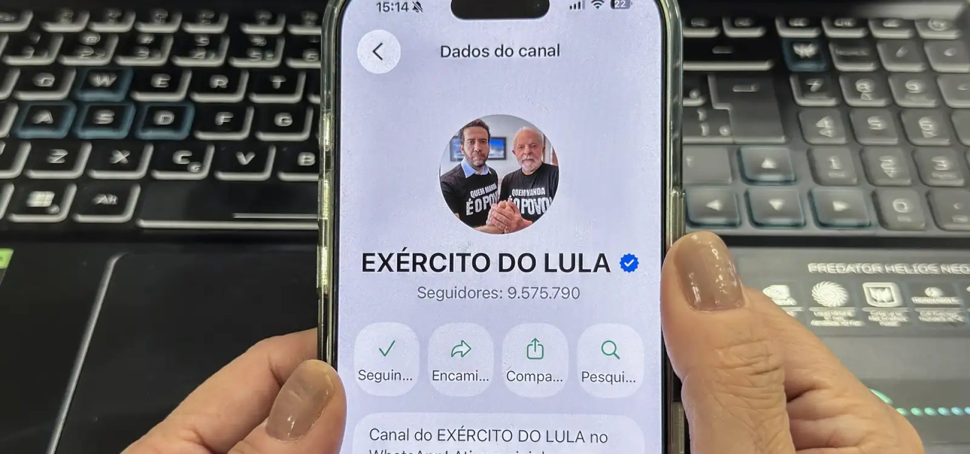 Ministro do TSE proíbe suspensão do canal Exército do Lula