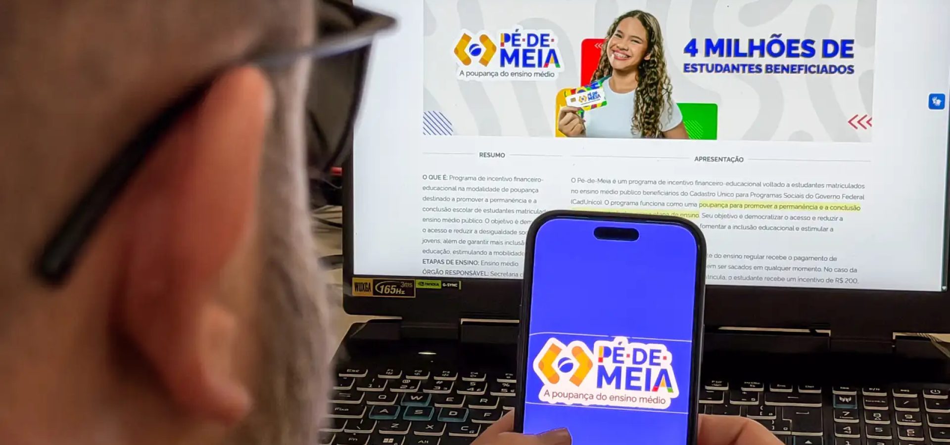 Pé-de-Meia: governo credita pagamento para nascidos em maio e junho